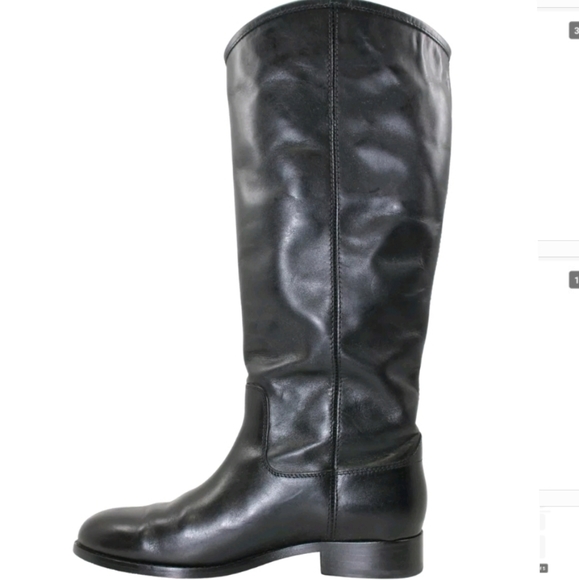 Frye Melissa Button Round Toe Leather Boots #126 - Picture 8 of 13